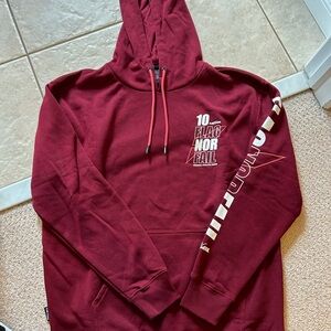 Flag Nor Fail Maroon Hoodie